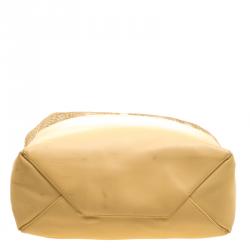 Pre Owned Celine Beige Python and Leather Vertical Cabas Phantom Tote