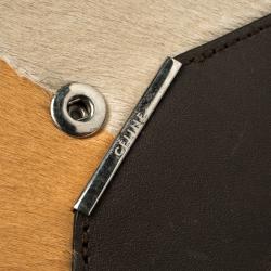 مملوكة مسبقًا حافظة بطاقات سيلين ألماس شعر عجل وجلد متعددة الألوان