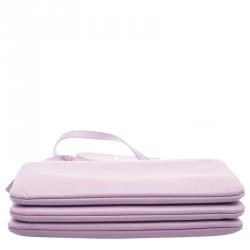 Pre Owned Celine Pink Leather Trio Crossbody Bag