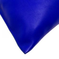 Pre Owned Celine Indigo Leather Open Triangle Bag