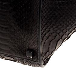 Pre Owned حقيبة يد سيلين فينتوم لاغدغ ميني جلد بنية