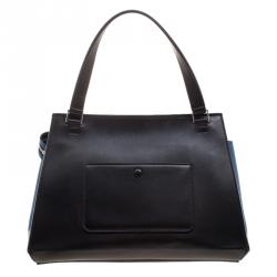 Pre Owned Céline Tri Color Leather Small Edge Bag