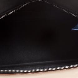 Pre Owned Céline Tri Color Leather Small Edge Bag
