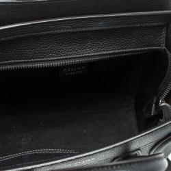 مملوكة مسبقًا Celine Black Leather Nano Luggage Tote