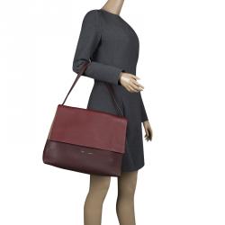 Pre Owned Celine Tricolor Leather and Suede All Soft Tote