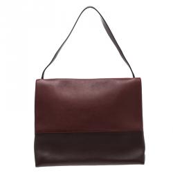 Pre Owned Celine Tricolor Leather and Suede All Soft Tote