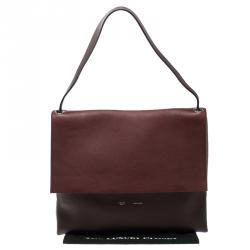 Pre Owned Celine Tricolor Leather and Suede All Soft Tote