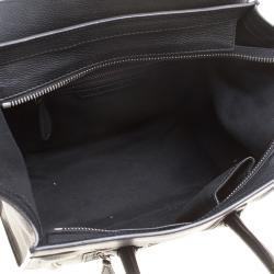 Pre Owned حقيبة يد سيلين مايكرو لاغيدج جلد سوداء