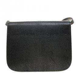 Pre Owned Celine Grey Stingray Medium Classic Box Shoulder Bag