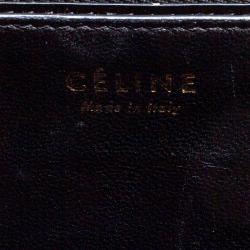 Pre Owned Celine Grey Stingray Medium Classic Box Shoulder Bag