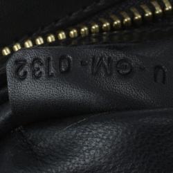 Pre Owned Celine Tricolor Smooth Calfskin and Suede Medium Trapeze Tote