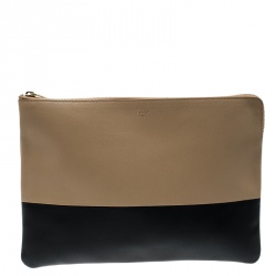 Celine Bi Color Leather Solo Pouch