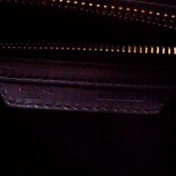 مملوكة مسبقًا حقيبة يد سيلين ميني لاغيدج سويدي وجلد ثلاثية اللون