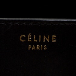 مملوكة مسبقًا حقيبة يد سيلين ميني لاغيدج سويدي وجلد ثلاثية اللون