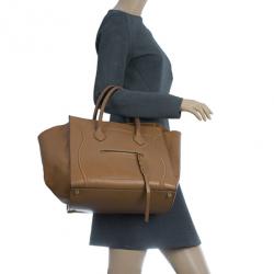 مملوكة مسبقًا Celine Brown Mini Luggage Tote