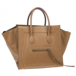 مملوكة مسبقًا Celine Brown Mini Luggage Tote