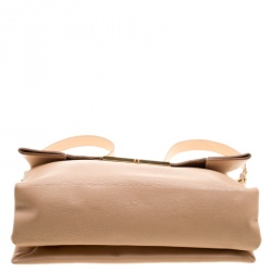 Pre Owned Celine Beige Leather Blade Shoulder Bag