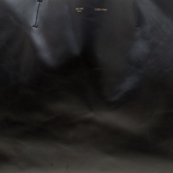 Pre Owned Celine Black Leather Horizontal Cabas Tote
