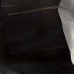 Pre Owned Celine Black Leather Horizontal Cabas Tote