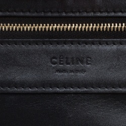 Pre Owned Celine Black Leather Horizontal Cabas Tote