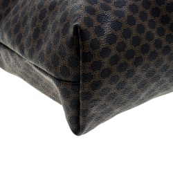 Pre Owned Celine Black/Brown Macadam Coated Canvas Shopping Tote