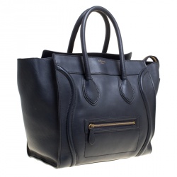 مملوكة مسبقًا حقيبة سيلين ميني لاغيدج جلد أسود