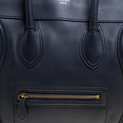 مملوكة مسبقًا حقيبة سيلين ميني لاغيدج جلد أسود