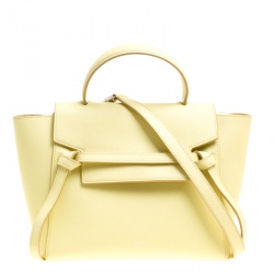 Pre Owned Celine Citrine Leather Belt Bag