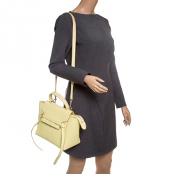Pre Owned Celine Citrine Leather Belt Bag