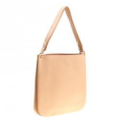 Pre Owned Celine Melon Orange Leather Blade Hobo