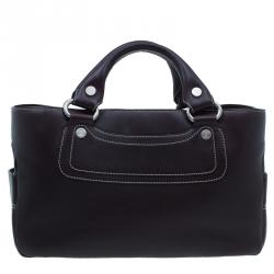 Pre Owned Celine Brown Leather Boogie Tote