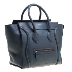 مملوكة مسبقًا حقيبة سيلين ميني لاغيدج جلد أسود