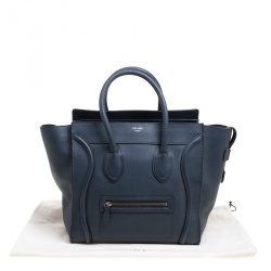 مملوكة مسبقًا حقيبة سيلين ميني لاغيدج جلد أسود