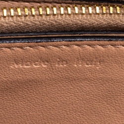 Pre Owned Celine Beige Leather Medium Classic Box Shoulder Bag