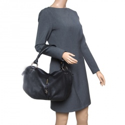 Celine Black Leather Large Bittersweet Hobo