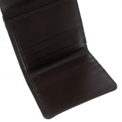 Pre Owned Celine Brown Monogram Macadam Canvas Compact Wallet