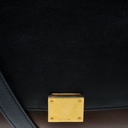 مملوكة مسبقًا Celine Tri Color Leather Medium Trapeze Tote