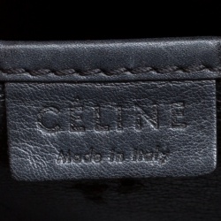Pre Owned Celine Black Leather Nano Luggage Top handle Bag