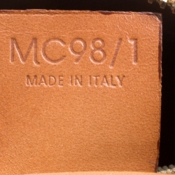 Céline Brown Macadam Coated Canvas  Boston Bag