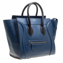 Pre Owned حقيبة سيلين ميني لاغيدج جلد أسود