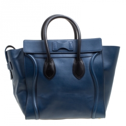 Pre Owned حقيبة سيلين ميني لاغيدج جلد أسود