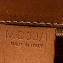 مملوكة مسبقًا Celine Beige/Brown Coated Canvas and Leather Macadam Zip Tote