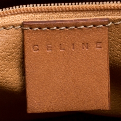 مملوكة مسبقًا Celine Beige/Brown Coated Canvas and Leather Macadam Zip Tote