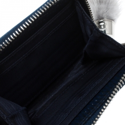 Pre Owned Celine Blue Patent Leather Coin Purse