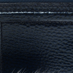 Pre Owned Celine Blue Patent Leather Coin Purse