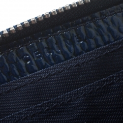 Pre Owned Celine Blue Patent Leather Coin Purse