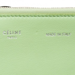 Pre Owned Celine Transparent Plastic Bag with Zip Pouch Clutch