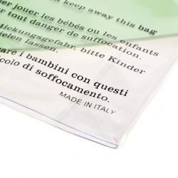 Pre Owned Celine Transparent Plastic Bag with Zip Pouch Clutch