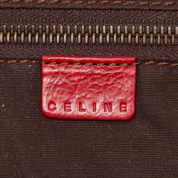 Pre Owned Celine Red Leather Everyday Bag