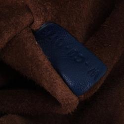 مملوكة مسبقًا Celine Lambskin Ink Blue Berlingot Clutch